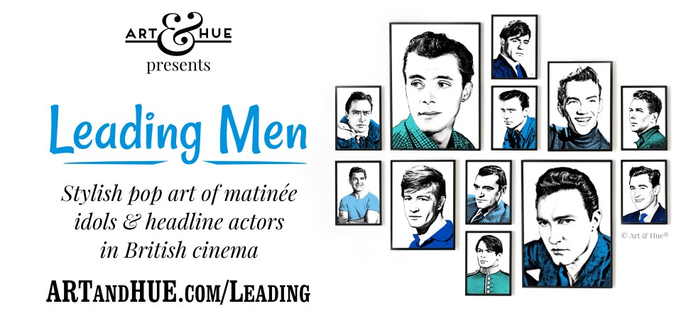 Leading Men stylish pop art by Art & Hue