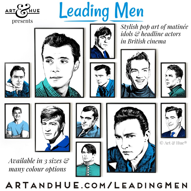 Leading Men stylish pop art by Art & Hue