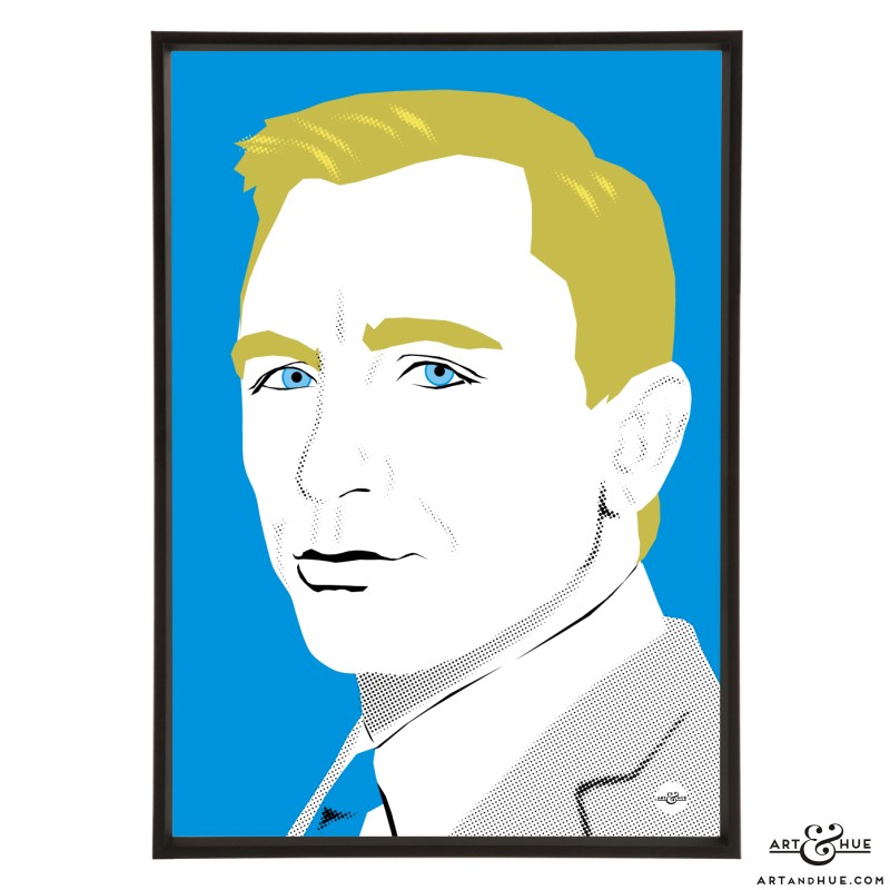 Daniel Craig illustration by Art & Hue
