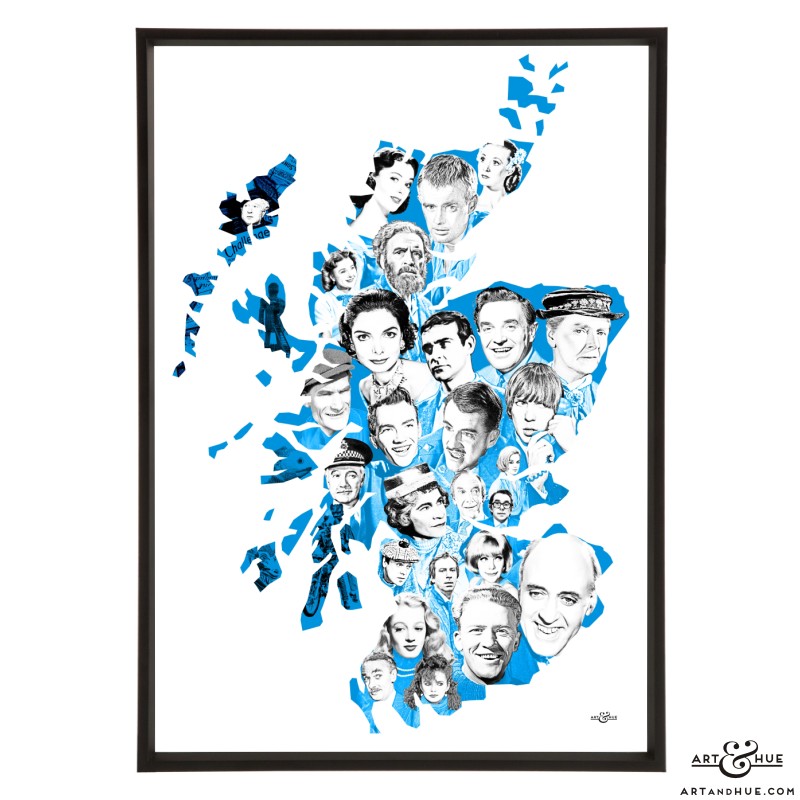 Scottish Film Map by Art & Hue