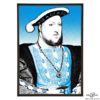 Henry VIII stylish pop art by Art & Hue
