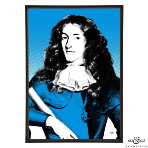 James II stylish pop art by Art & Hue