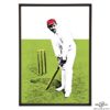Cricketer Prince Ranji stylish cricket pop art print by Art & Hue