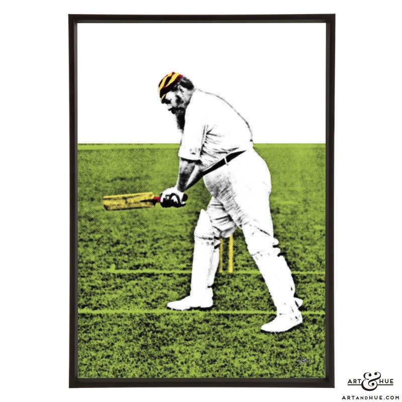 Cricketer W.G. Grace stylish cricket pop art print by Art & Hue