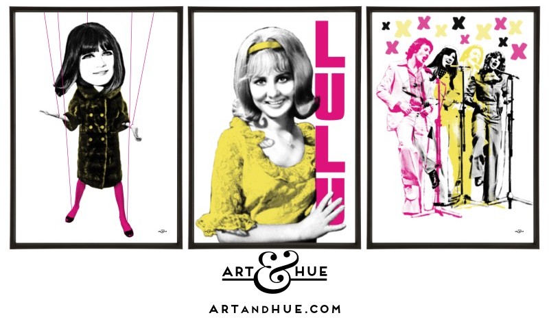 UK Winners trio of stylish pop art prints by Art & Hue