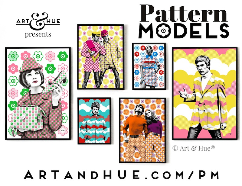 Art & Hue presents Pattern Models stylish pop art prints