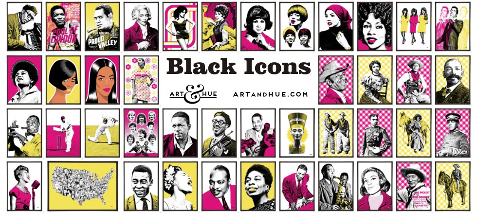 Black Icons at Art & Hue