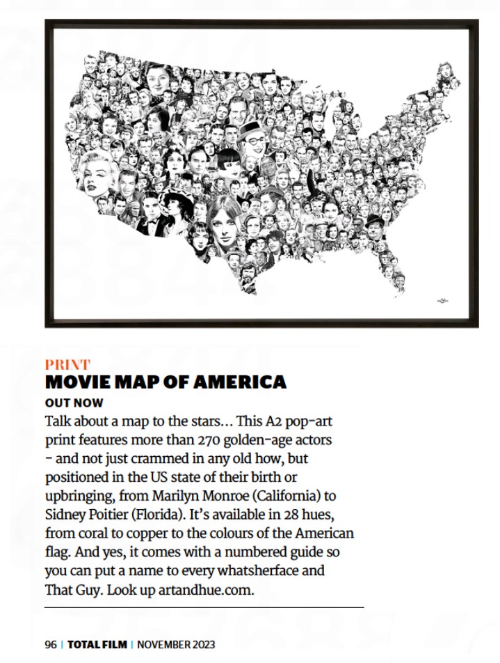 Total Film Movie Map of America