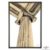 Ashmolean Column stylish pop art print by Art & Hue