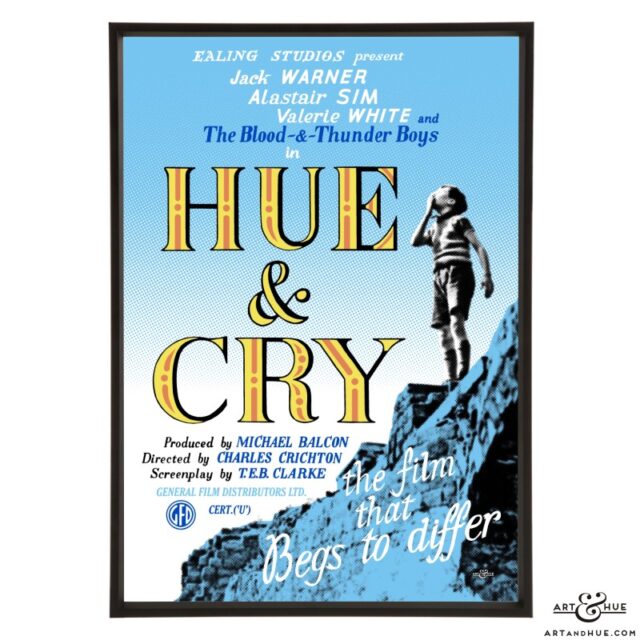 Hue & Cry Poster stylish pop art by Art & Hue
