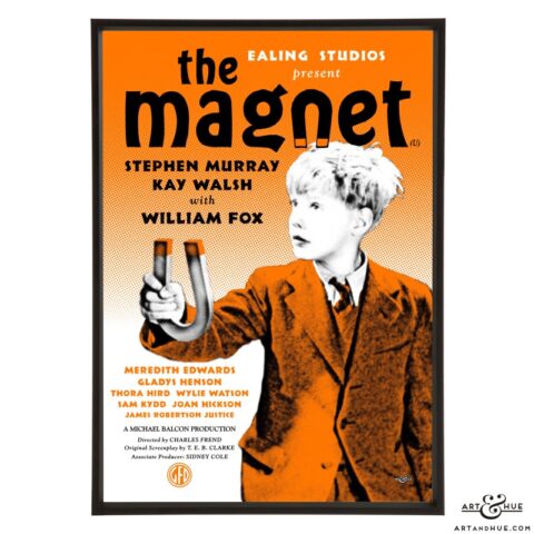 The Magnet Poster stylish pop art print by Art & Hue