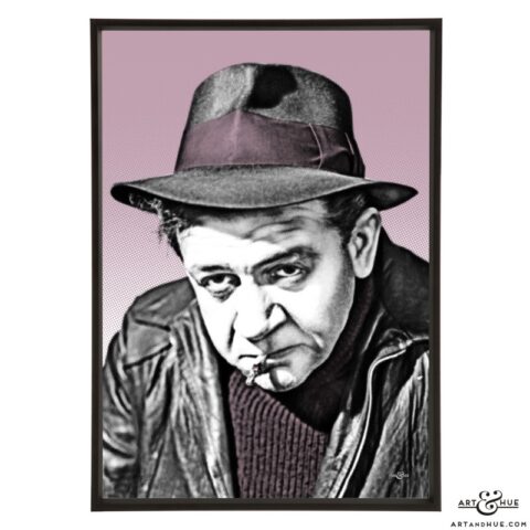 Sid James in The Lavender Hill Mob pop art by Art & Hue