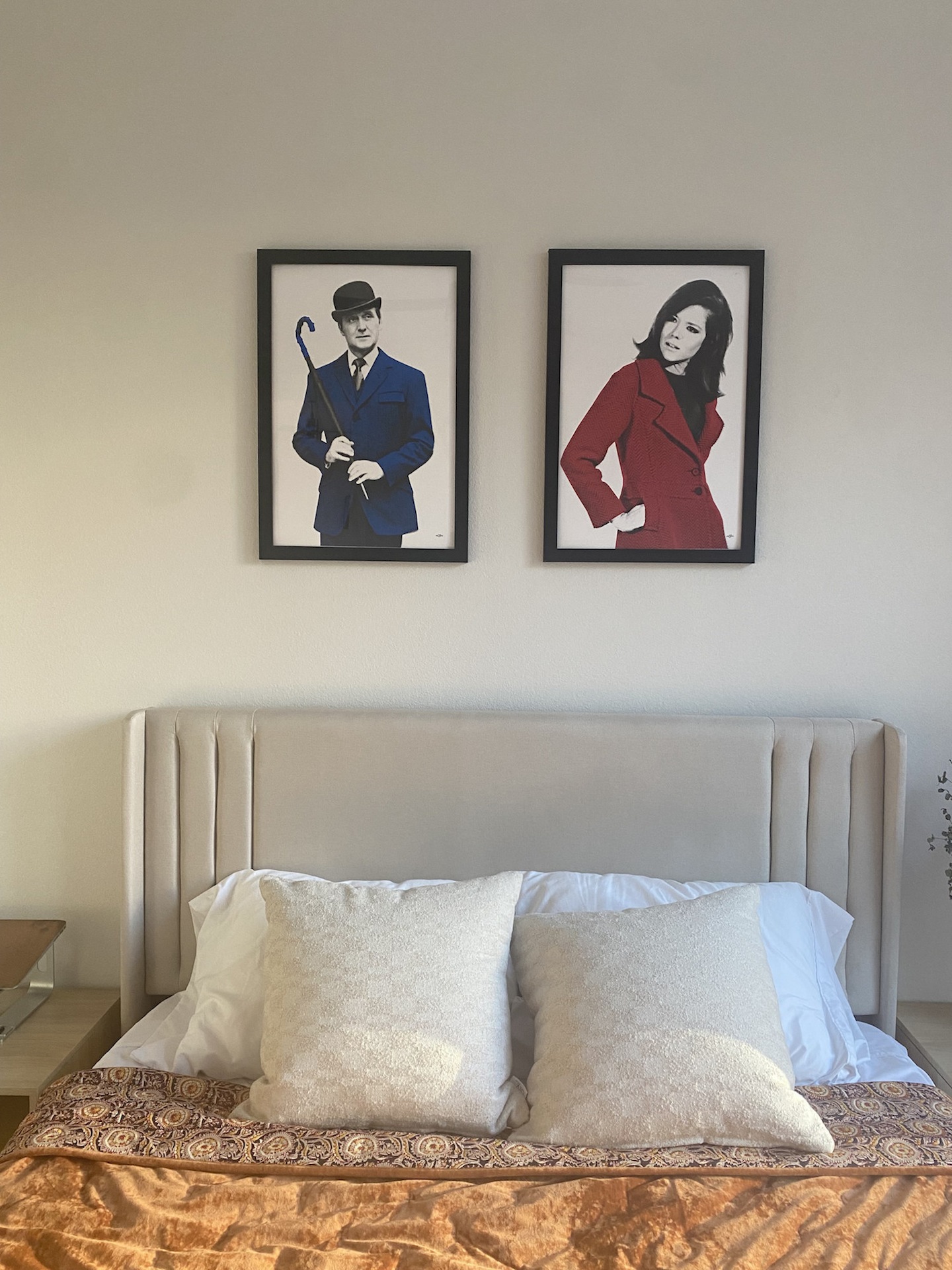Steed & Emma Peel pop art prints