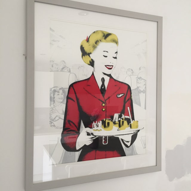 Jet Set: Stewardess pop art