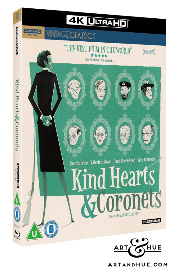 New 4k restoration of Kind Hearts & Coronets on Blu-ray by Studiocanal and the BFI