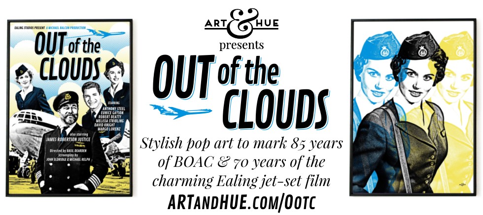 Art & Hue presents Out of the Clouds stylish pop art prints