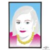 Liz Tilberis stylish pop art illustration by Art & Hue