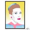 Maggie Prescott stylish pop art illustration by Art & Hue