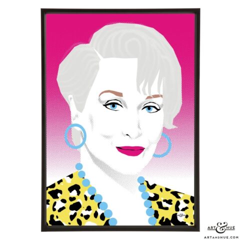 Miranda Priestly stylish pop art illustration by Art & Hue