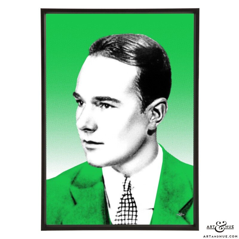 William Haines stylish pop art print by Art & Hue