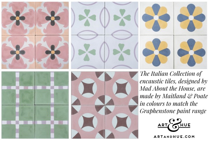 The Italian Collection of encaustic tiles by Mad About the House and Maitland & Poate
