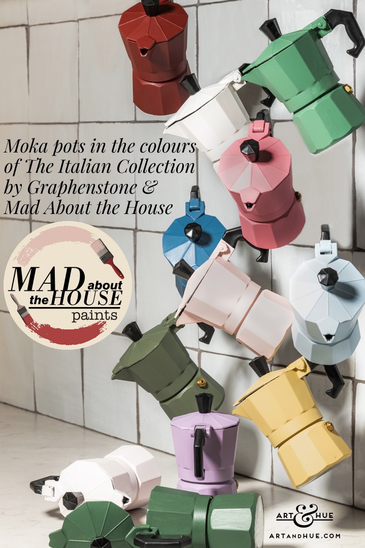 Moka pots of The Italian Collection by Graphenstone & Mad About the House