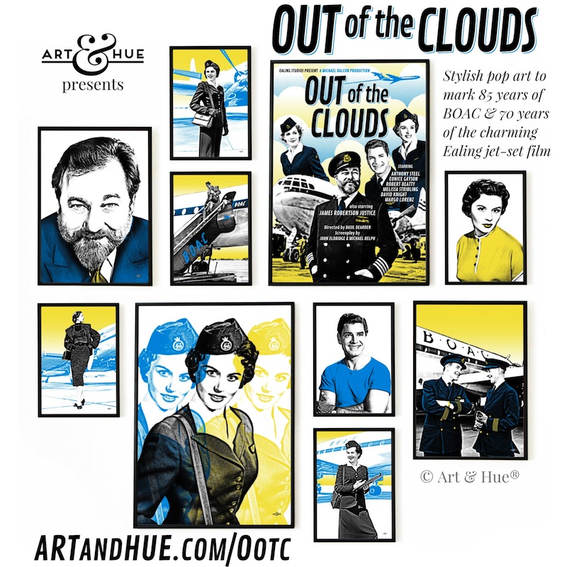 Art & Hue presents Out of the Clouds stylish pop art prints