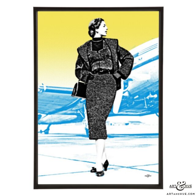 BOAC Passenger stylish pop art by Art & Hue