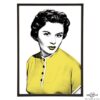 Eunice Gayson stylish pop art by Art & Hue