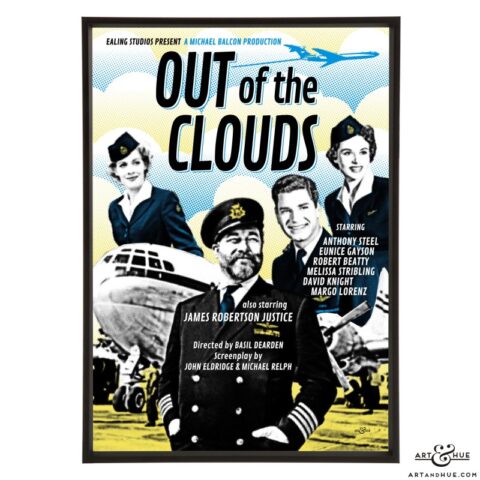 Out of the Clouds Poster stylish pop art by Art & Hue