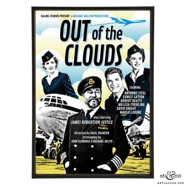 Out of the Clouds Poster stylish pop art by Art & Hue