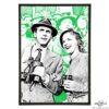 At the Races stylish pop art print with Honor Blackman and Edward Underdown by Art & Hue