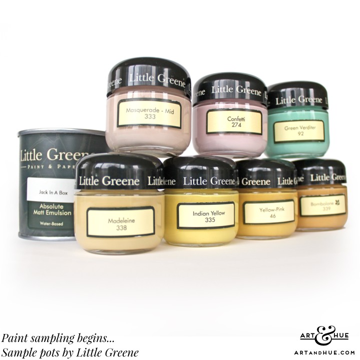 Little Greene paint sample pots