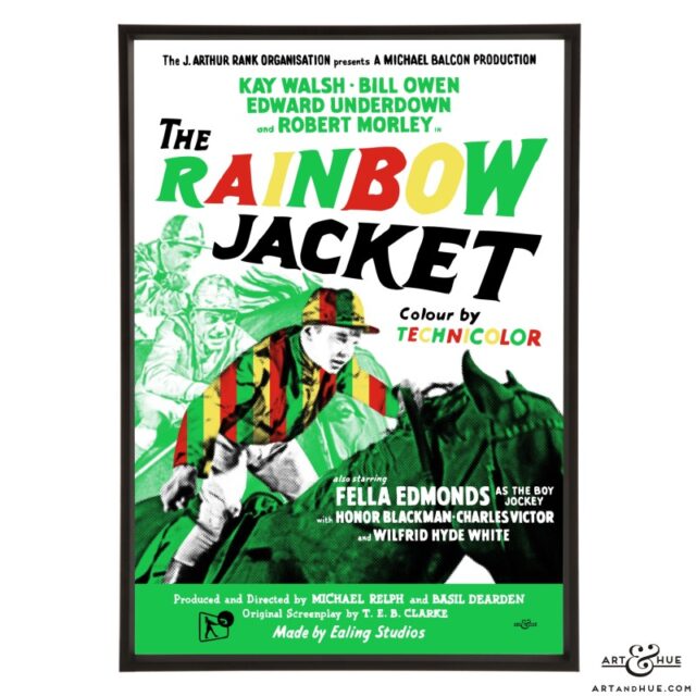 The Rainbow Jacket poster of the Ealing horse racing film