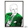 Wilfrid Hyde-White stylish pop art print by Art & Hue