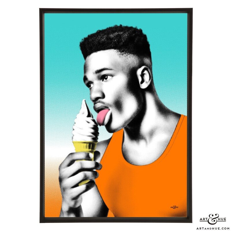 Summer Cornet pop art print by Art & Hue