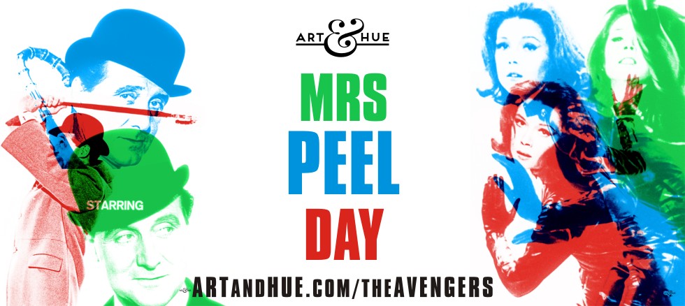 Happy Mrs Emma Peel Day from Art & Hue!