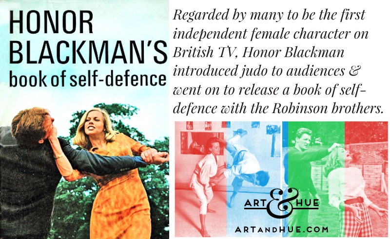 Honor Blackman's book of self-defence with Doug & Joe Robinson