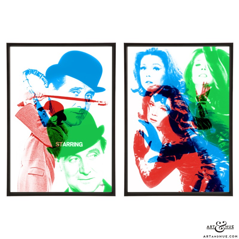 The Avengers Titles Pop art by Art & Hue