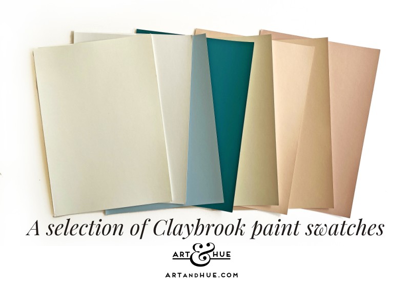 A selection of Claybrook paint colours