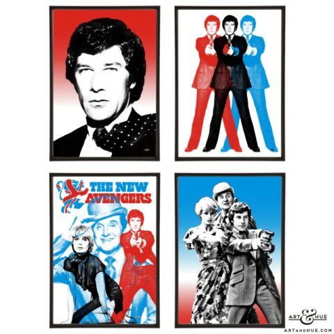 Gambit group of stylish pop art prints by Art & Hue