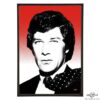 Mike Gambit Portrait stylish pop art print by Art & Hue
