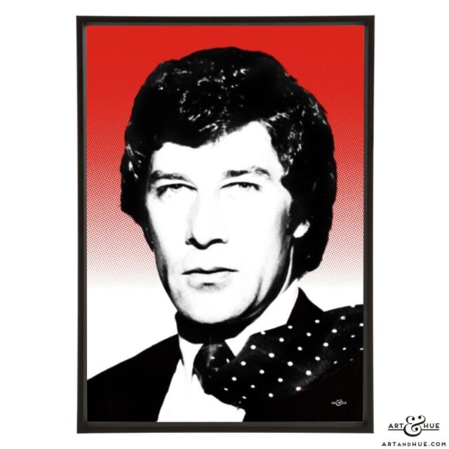 Mike Gambit Portrait stylish pop art print by Art & Hue