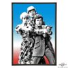 The New Avengers Trio stylish pop art print by Art & Hue