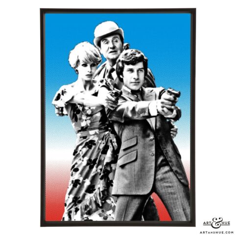 The New Avengers Trio stylish pop art print by Art & Hue