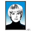 Purdey Portrait stylish pop art print by Art & Hue