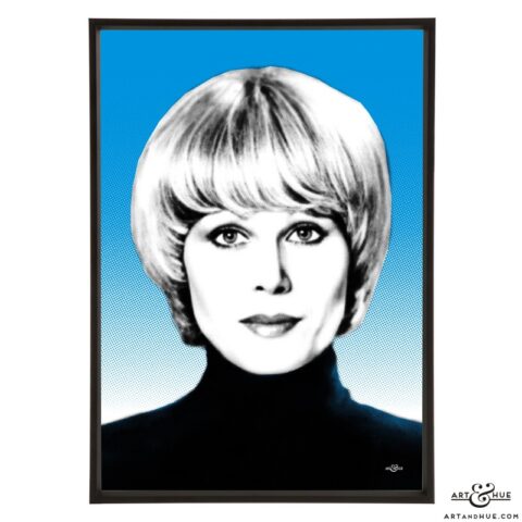 Purdey Portrait stylish pop art print by Art & Hue