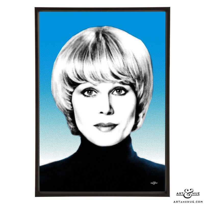 Purdey Portrait stylish pop art print by Art & Hue