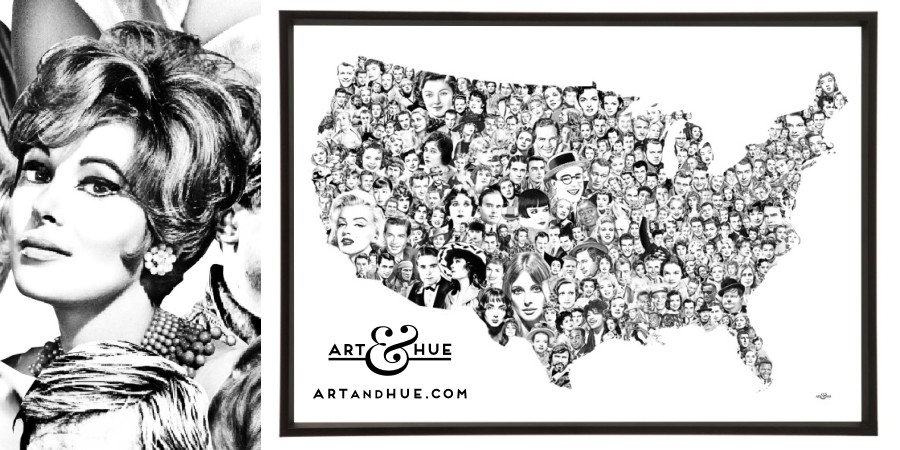 Jill St John Movie Map of America