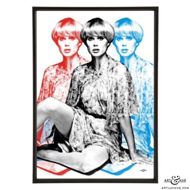 Triple Purdey stylish pop art print by Art & Hue